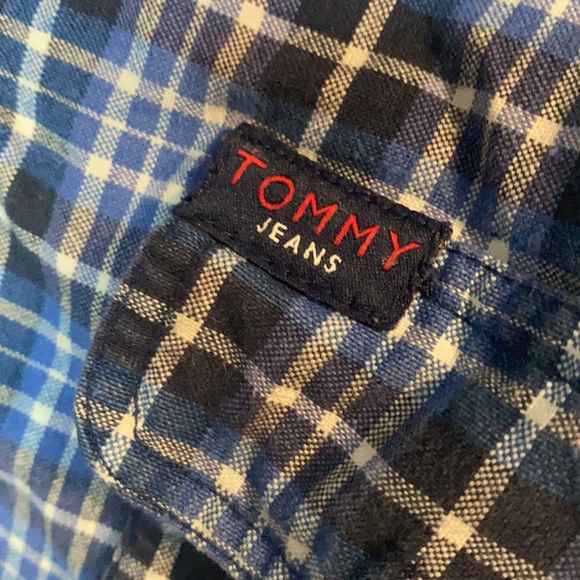 Tommy Jeans Reworked Plaid Crop Top - Picture 2 of 4